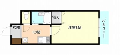 ステューディオ長束の間取り画像