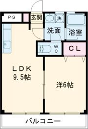クレストコートの間取り画像