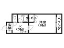 ステューディオ長束の間取り画像