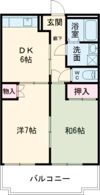 グリーンヒルズの間取り画像