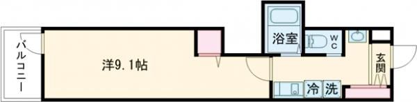 MELDIA東青梅Ⅱの間取り画像