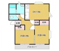 デュ・プレ96 B棟の間取り画像