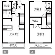 アンテウスの間取り画像