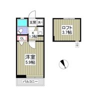 ローズアパートR14番館B棟の間取り画像