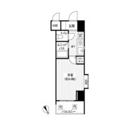 エステムコート神戸ハーバーランド前Ⅱの間取り画像