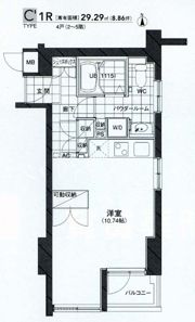 T－COURT武蔵小杉の間取り画像