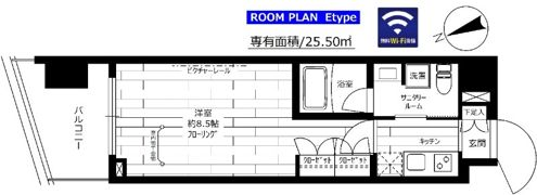 ステージファースト八王子Ⅱの間取り画像