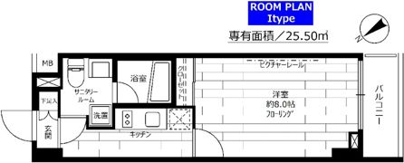 ステージグランデ茅場町の間取り画像
