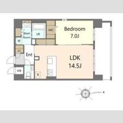 S-RESIDENCE大手門awesomeの間取り画像