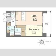 S-RESIDENCE大手門awesomeの間取り画像