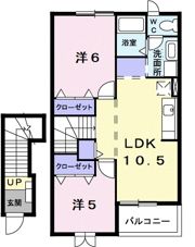 メゾン田園サ－ティⅡの間取り画像