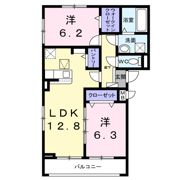 ソレイユ茨木の間取り画像