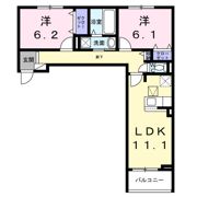 ソレイユ茨木の間取り画像