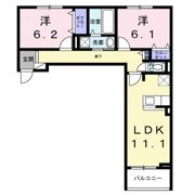 ソレイユ茨木の間取り画像