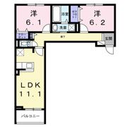 ソレイユ茨木の間取り画像
