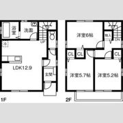 永田平地町戸建 Ⅱの間取り画像