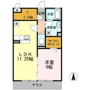 サンフレール Bの間取り画像