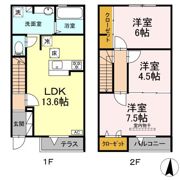 Cortile Y(コルティーレ ワイ)の間取り画像