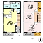 Cortile Y(コルティーレ ワイ)の間取り画像