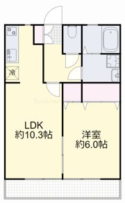 ハイムラフォーレの間取り画像