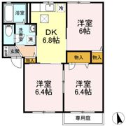 レジデンスINN（A・B棟） B棟の間取り画像
