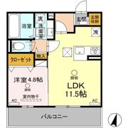 ボナール武蔵ヶ丘の間取り画像