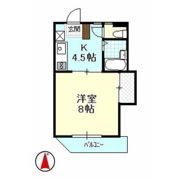 エクセレント広沢の間取り画像