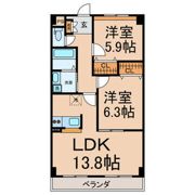 カーサマリアーニの間取り画像
