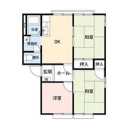 ウエストヒルAの間取り画像