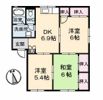 コーポ宮内 B棟の間取り画像
