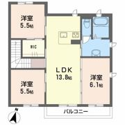 シャーメゾン・クレセオ D棟の間取り画像