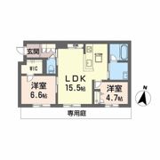 シャーメゾン春日の間取り画像