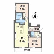 シャーメゾン春日の間取り画像