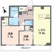 メーデン・コートの間取り画像