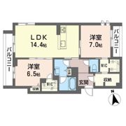 プレクシアガーデンの間取り画像