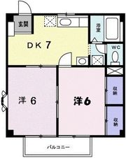 アーバンFの間取り画像