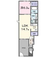 ひだまりガーデンテラスⅠの間取り画像