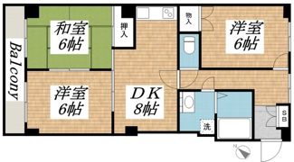 ロイヤルコートナグラの間取り画像