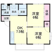 コーポ若葉Ⅱの間取り画像