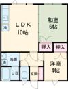コーポさわむらの間取り画像