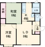 コーポ山村の間取り画像