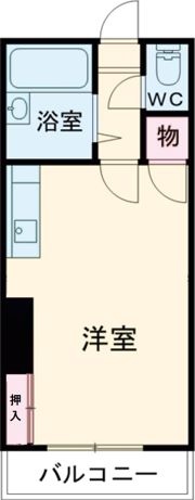 ヴィラ鶴崎の間取り画像