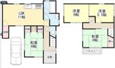 蔵之宮町戸建の間取り画像