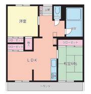 島田東団地 D棟の間取り画像