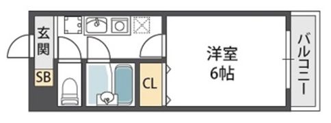 クロシオハイツⅤの間取り画像