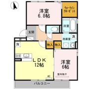 セジュールスハマ B棟の間取り画像