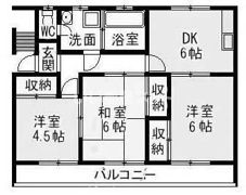 さくらマンションの間取り画像