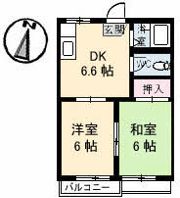 シーサイド・ハイツ A棟の間取り画像