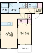 セレーノ鳥栖Ⅰの間取り画像