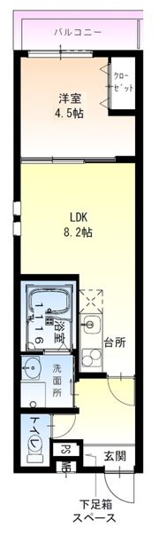 フジパレス高石Ⅰ番館の間取り画像